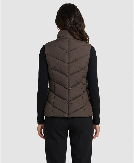 
Puffer Vest in CHOCOLATE view 2