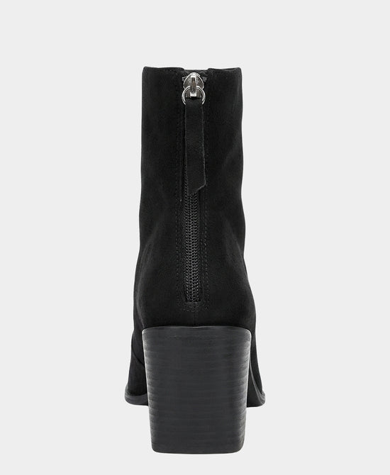 
Faux Suede Bootie in BLACK view 2