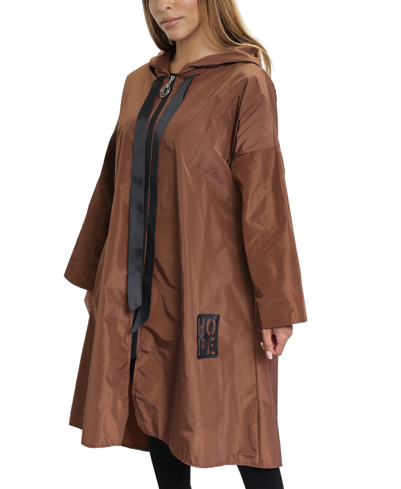 Lightweight Hooded Coat image 2