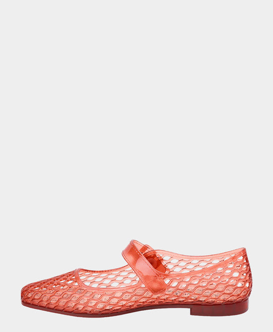
Jelly Mary Jane Flat in RED/ORANGE view 2