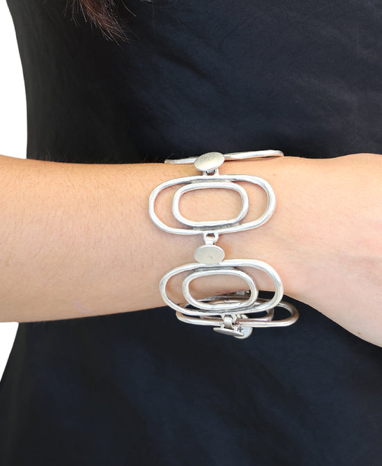 Statement Paperclip Bracelet view 