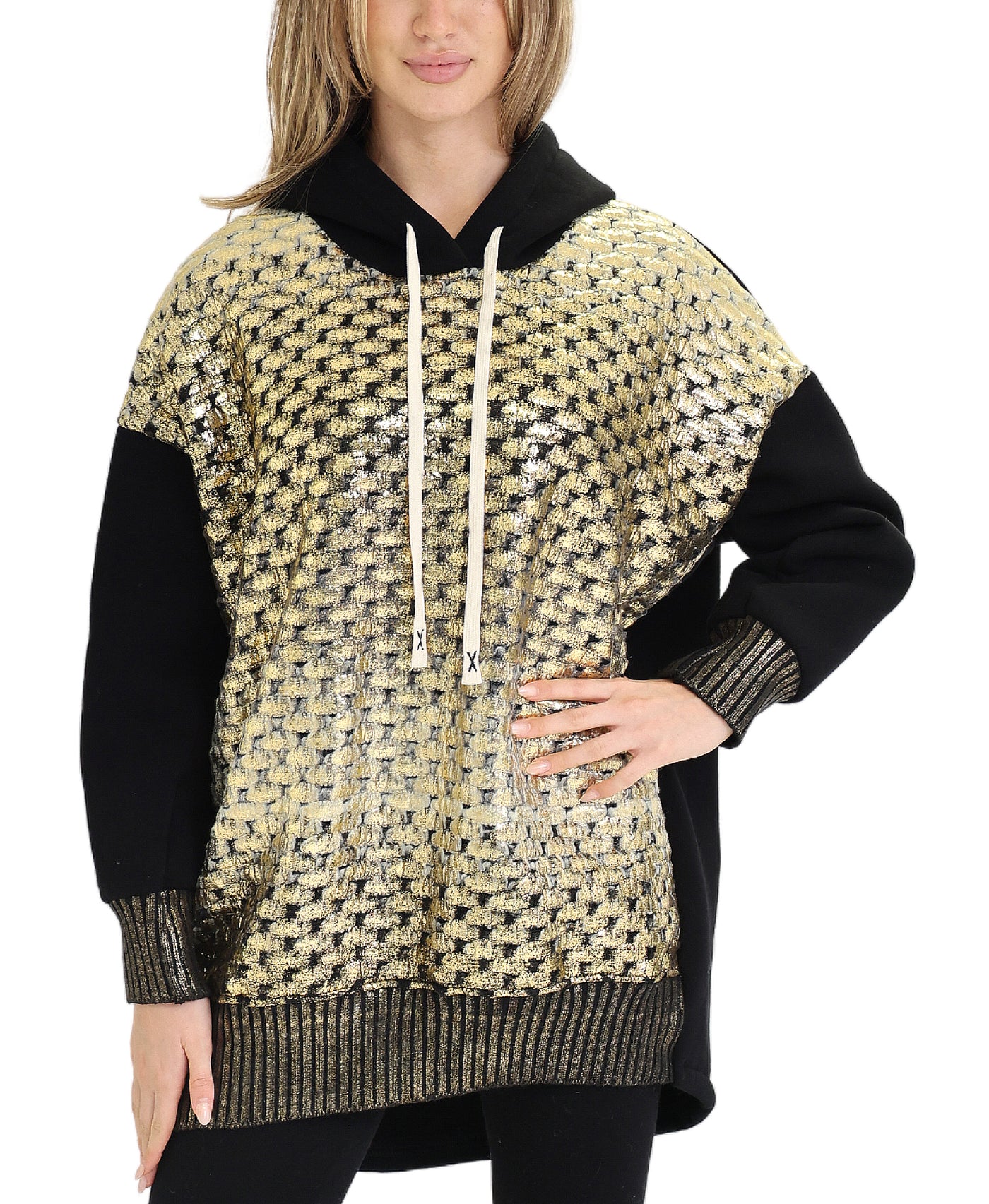 Hoodie w/ Gold Foil view 1