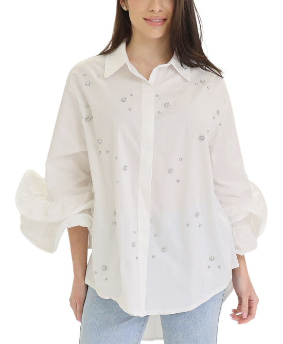 Blouse w/ Rhinestones view 