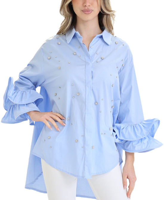 Blouse w/ Rhinestones view 