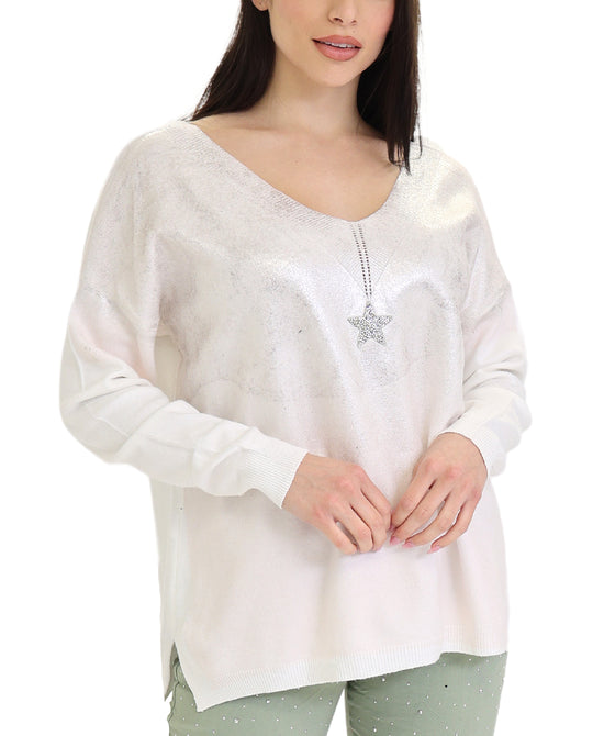 Shimmer Star Sweater view 