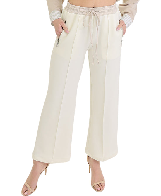 Contrast Trim Pants view 