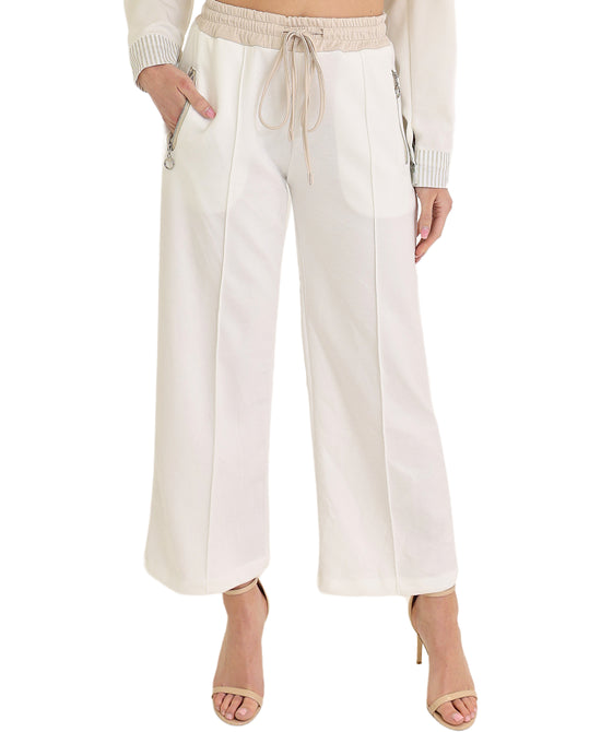 Contrast Trim Pants view 