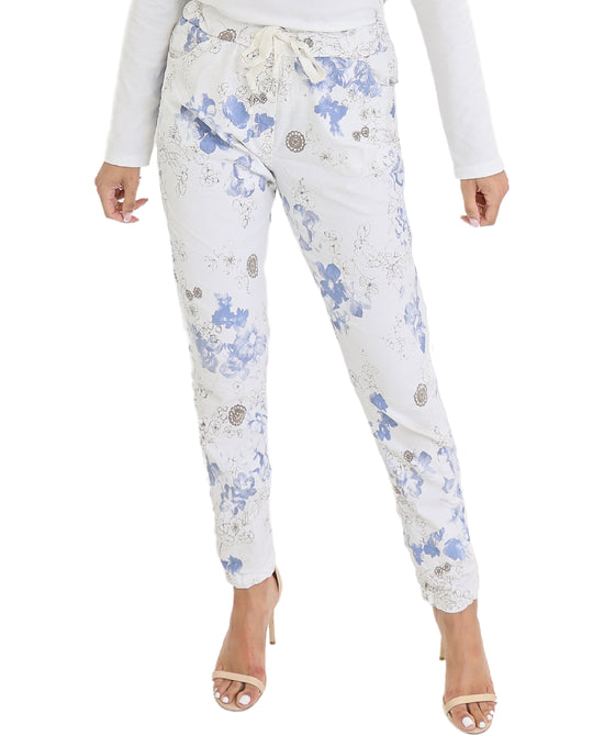 Floral Print Pants view 