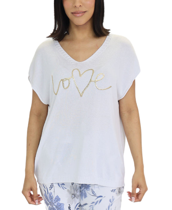 "Love" Knit Top view 