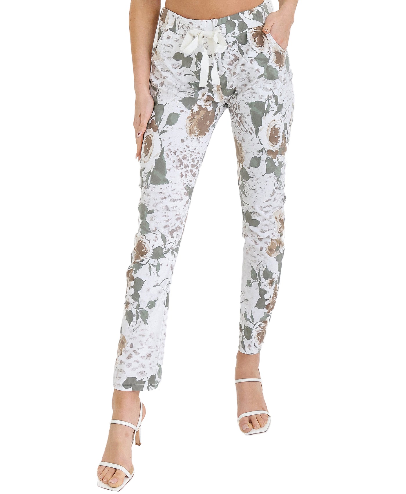 Floral Print Pants view 1