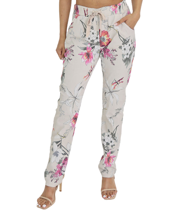 Floral Print Pants view 