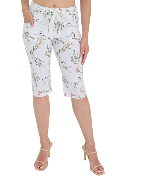 Floral Bermuda Shorts view 