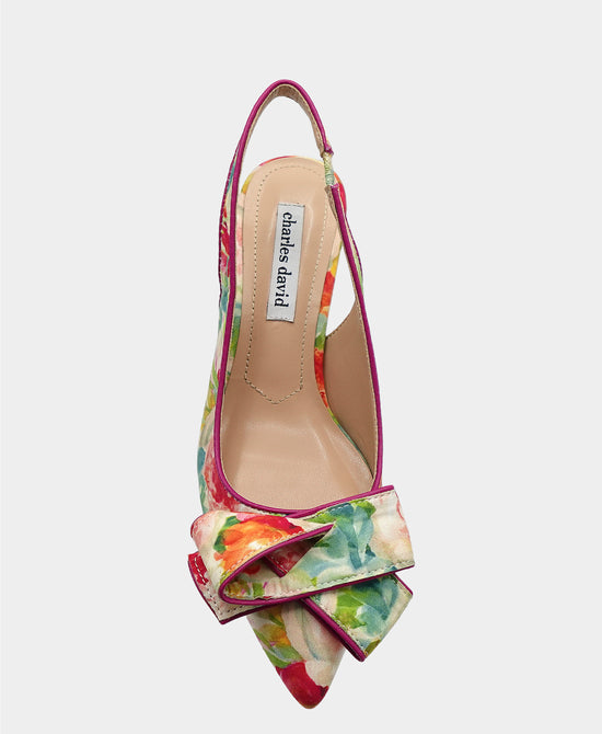 Floral Slingback Pump view 2