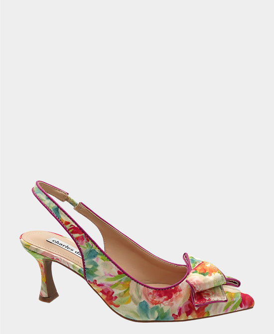 Floral Slingback Pump view 1