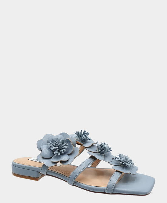 Faux Leather 3D Flower Sandal view 1