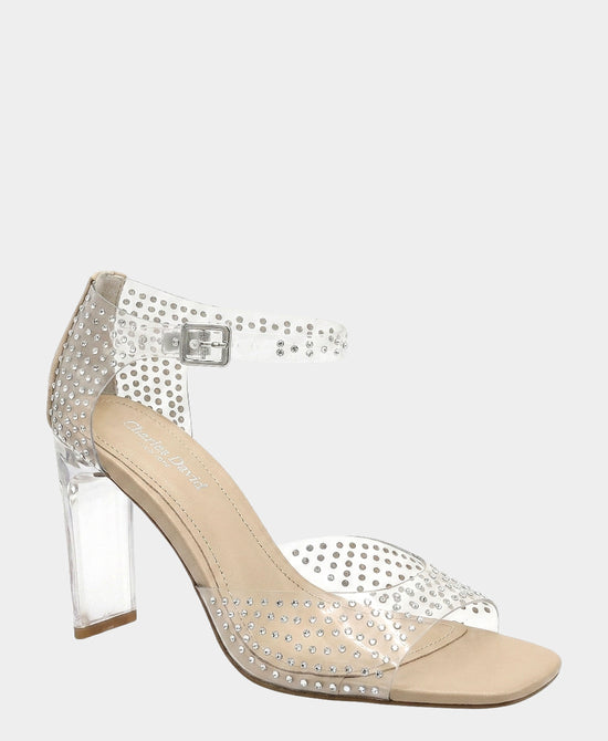 
Crystal Heel in CLEAR/NUDE view 1