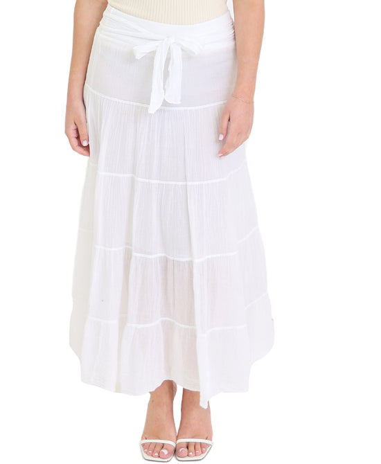 Tiered Maxi Skirt view 1