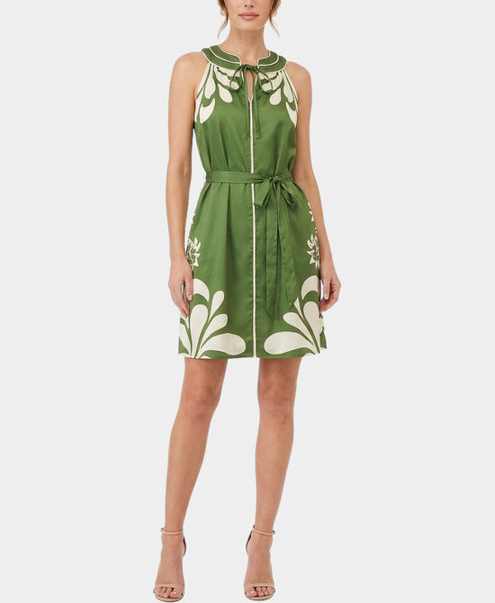 Printed Satin Dress view 1