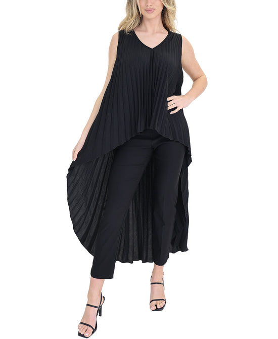 Pleated Hi-Lo Tunic view 