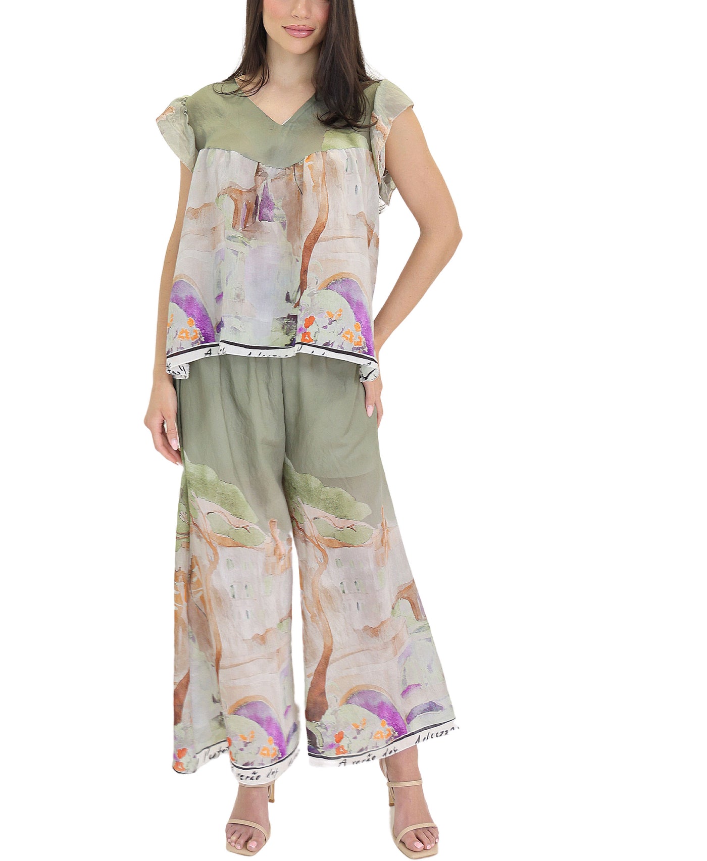 Printed Pants