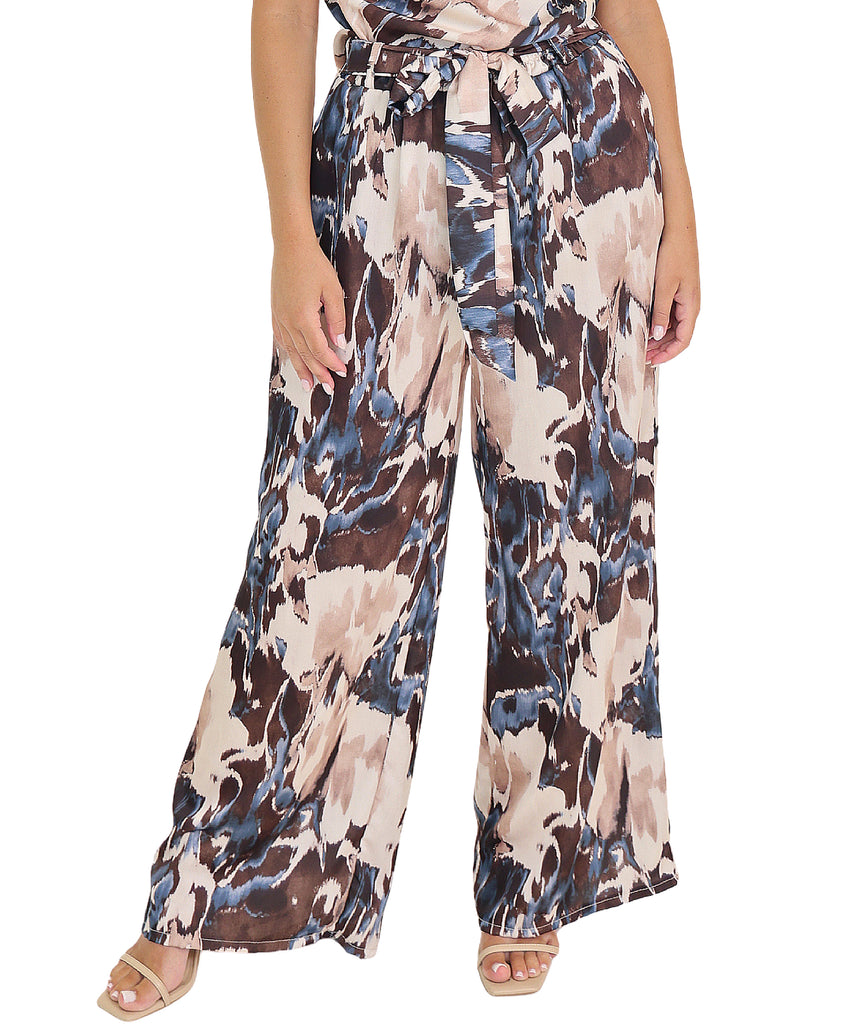 Printed Satin Pants – FOX'S - Online