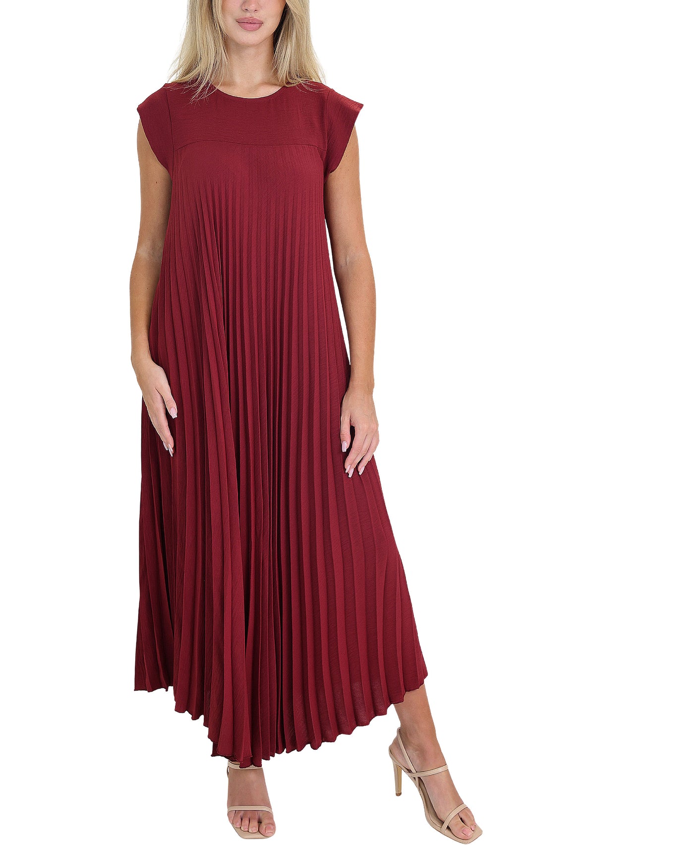 Pleated Maxi Dress view 1