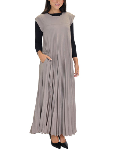 Pleated Maxi Dress image 1