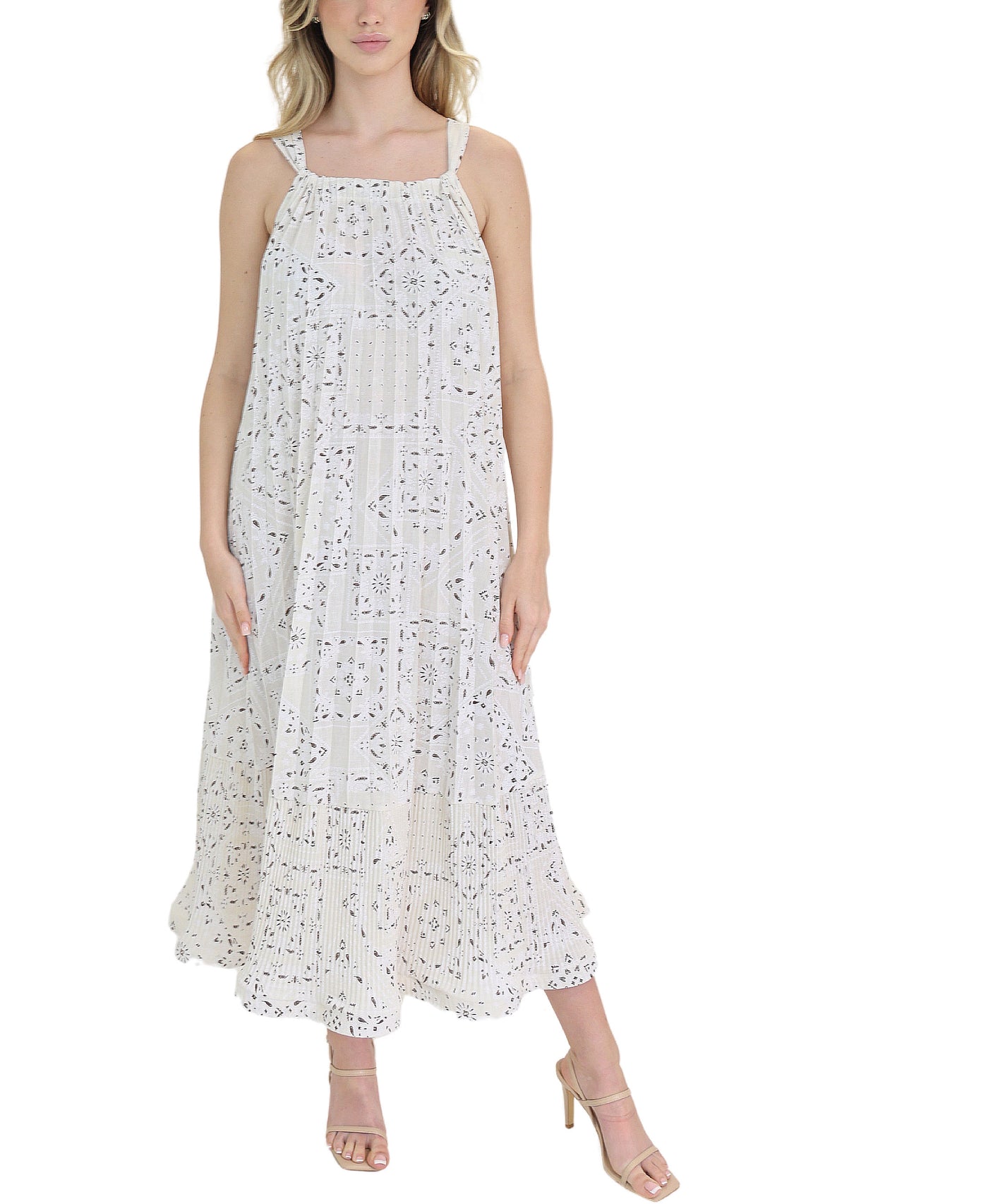 Bandana Print Maxi Dress view 1