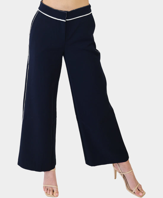 Pants w/ Contrast Seam Detail view 1