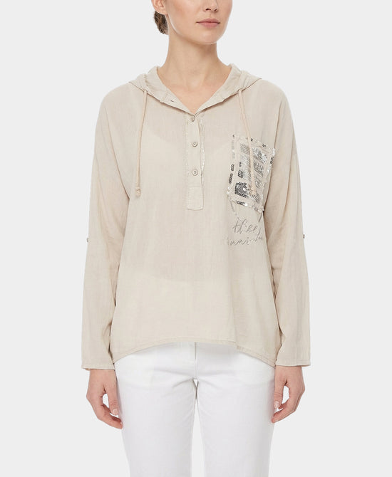 "Love is the Answer" Sequin Hoodie view 1