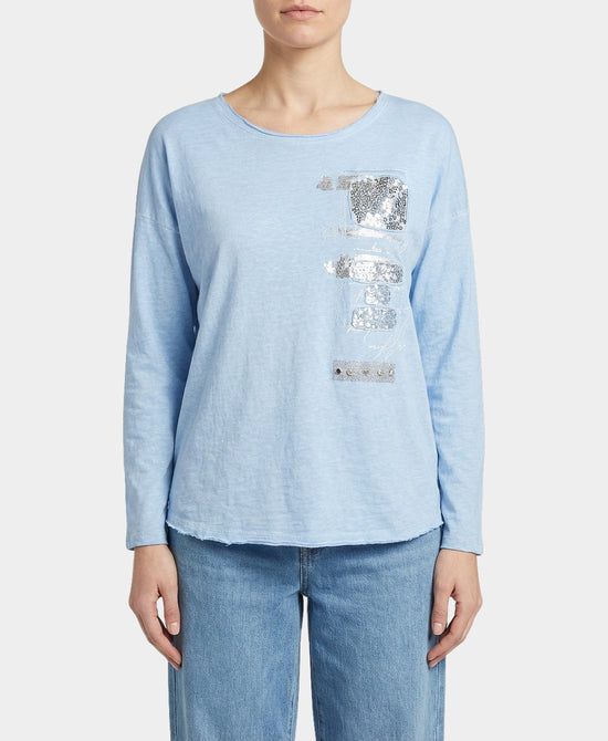 Sequin & Foil Tee view 1