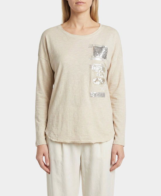 Sequin & Foil Tee view 1