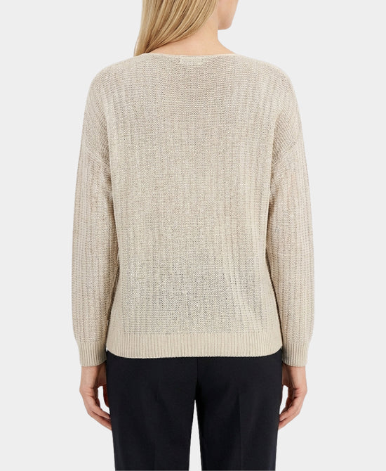 Knit "Happiness" Top w/ Foil Detail view 2