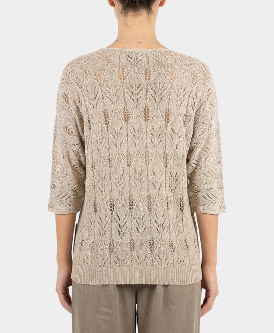 Knit Open Weave Top view 2