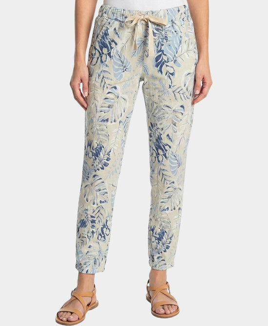 Palm Print Pants view 1