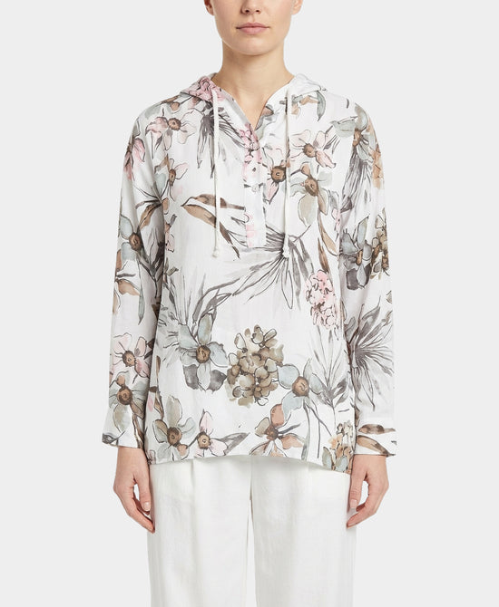 Floral Hoodie view 1