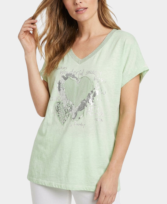 
Tee w/ Heart in MINT view 1