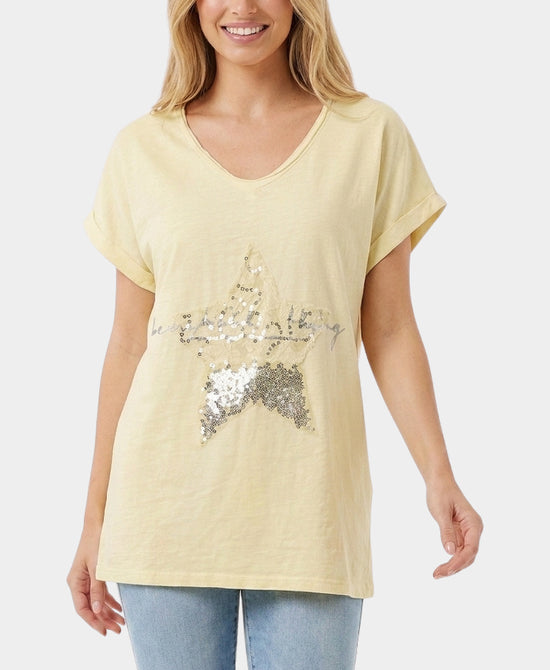 
Tee w/ Star in YELLOW view 1