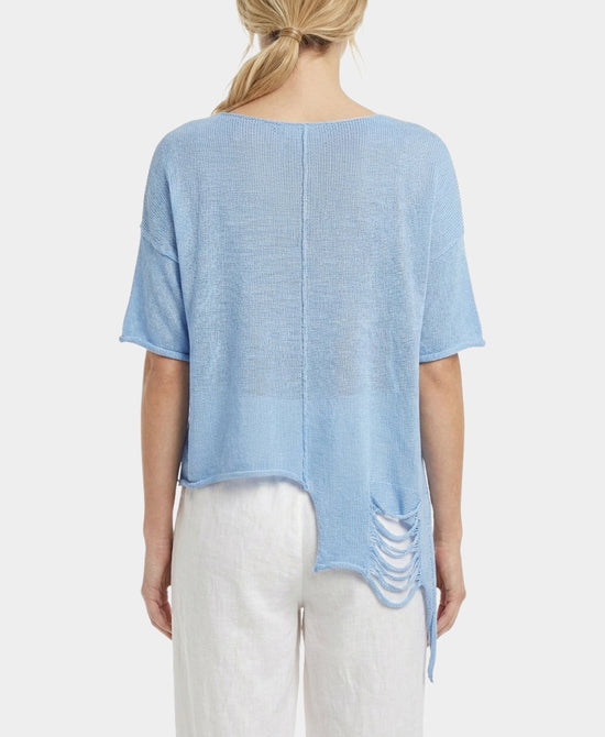 Asymmetrical Hem Sweater view 2