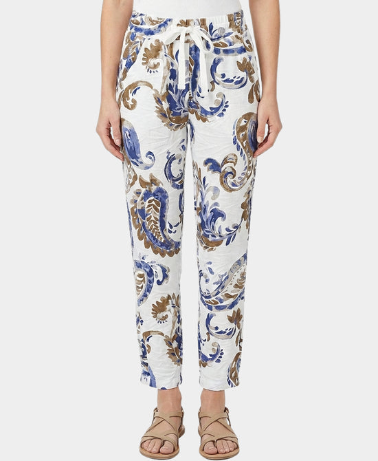 Paisley Print Pants view 1