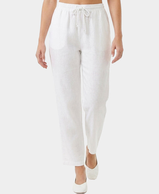 
Linen Pants in WHITE view 1