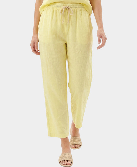 
Linen Pants in YELLOW view 1