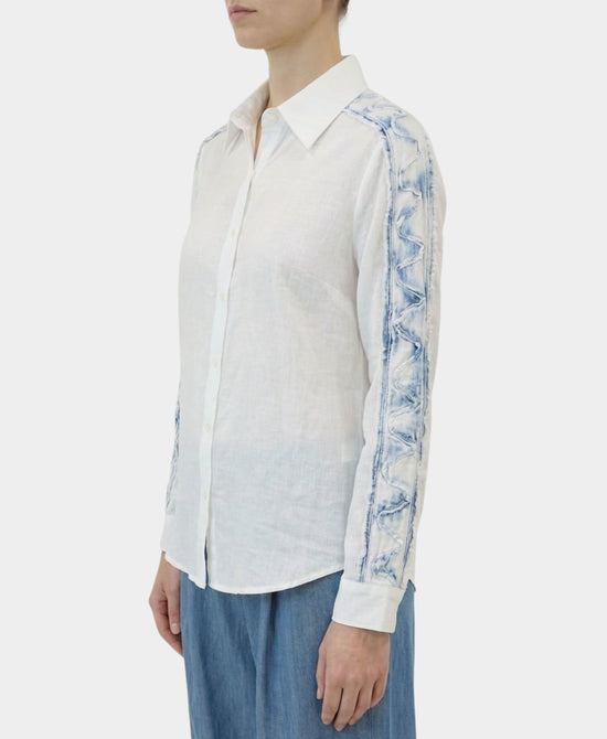 Shirt w/ Denim Detail view 