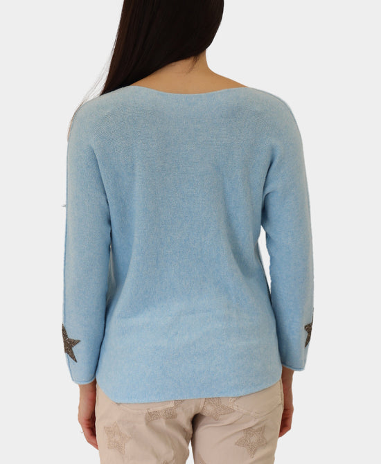 Sweater w/ Beaded Stars view 