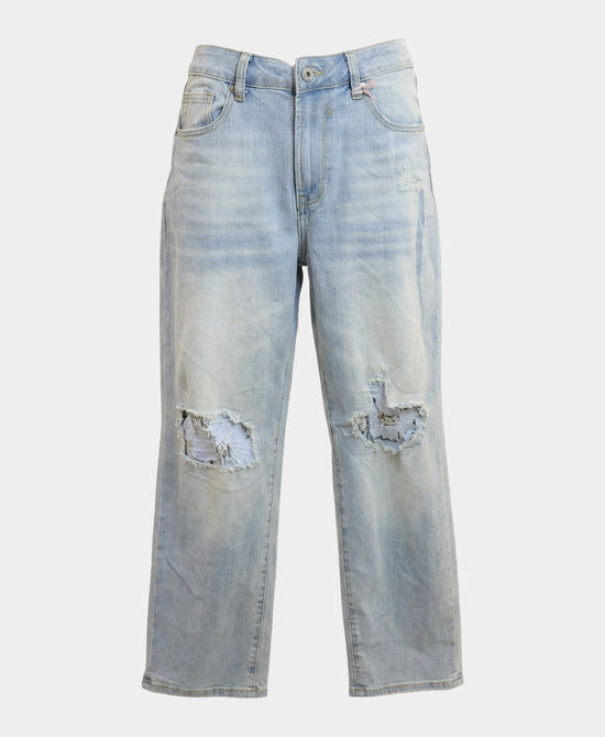 Jeans w/ Lace Patches view 1