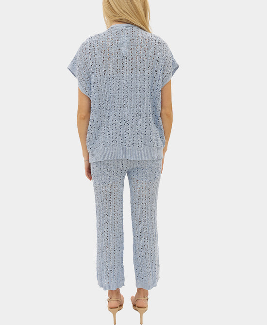Knit Crochet Top & Pants - 2 Pc Set view 2