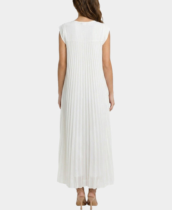 
Pleated Maxi Dress in WHITE view 2
