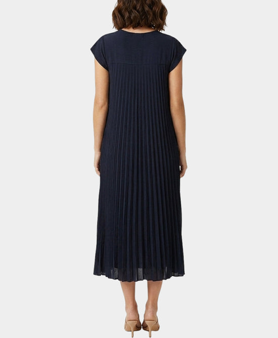 
Pleated Maxi Dress in NAVY view 2