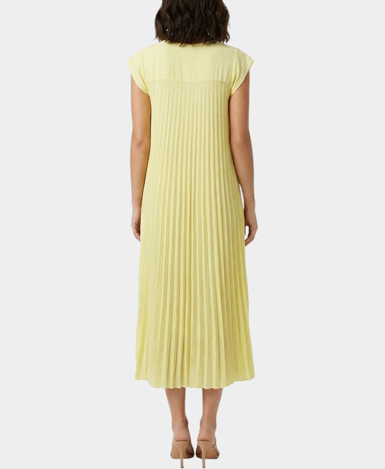 
Pleated Maxi Dress in YELLOW view 2