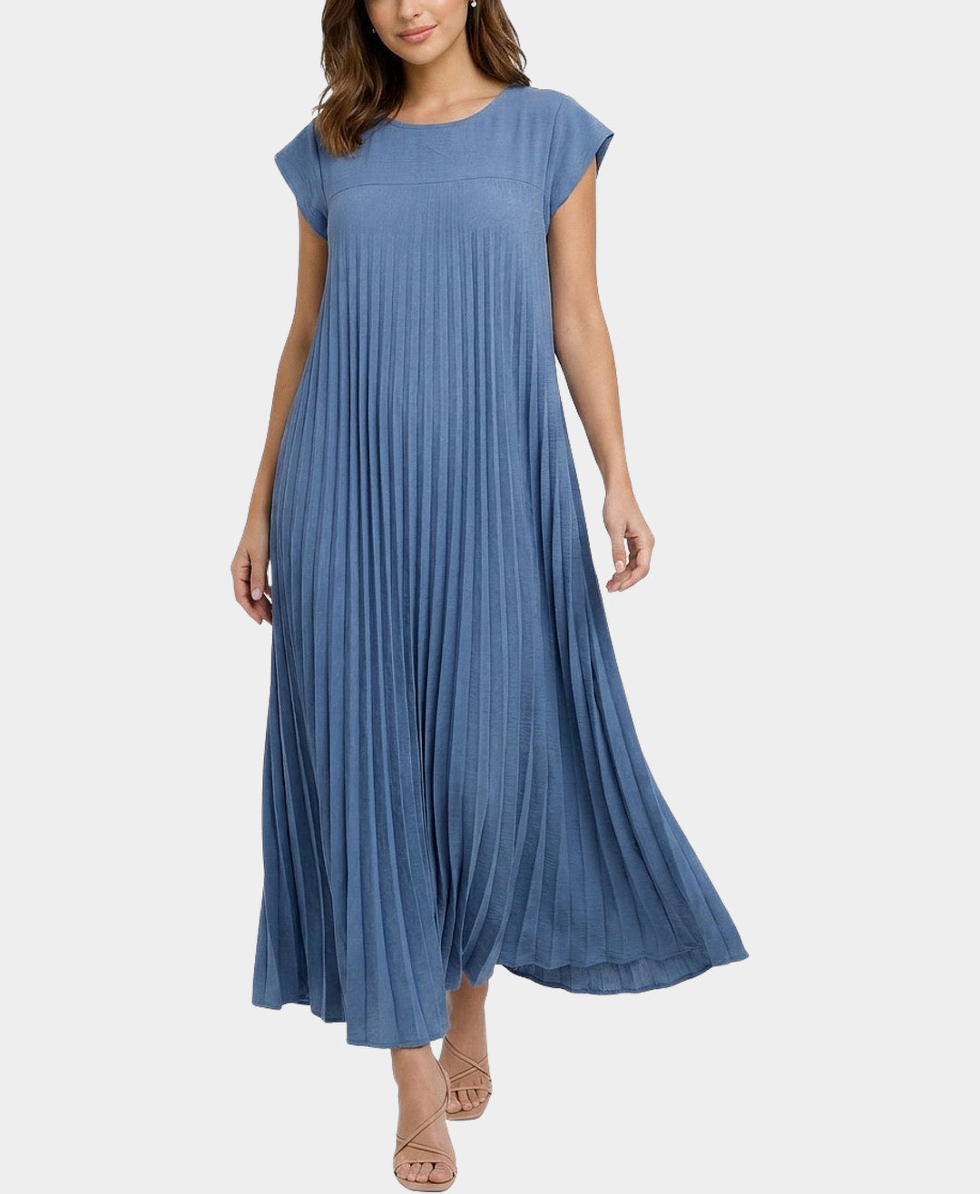 Pleated Maxi Dress – FOX'S Pleated Maxi Dress – FOX'S